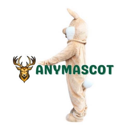Brown Rabbit Mascot Costume