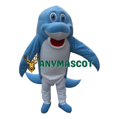 Blue Dolphin Mascot Costumes