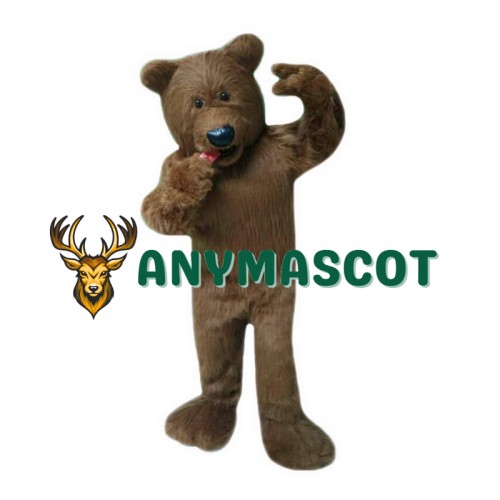 Plush Brown Mascot Costume