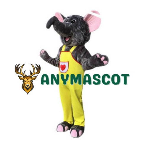 Gray Elephant Mascot Costumes