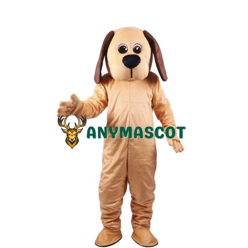 Shopmascot Tan Dog Lightweight Mascot Costume