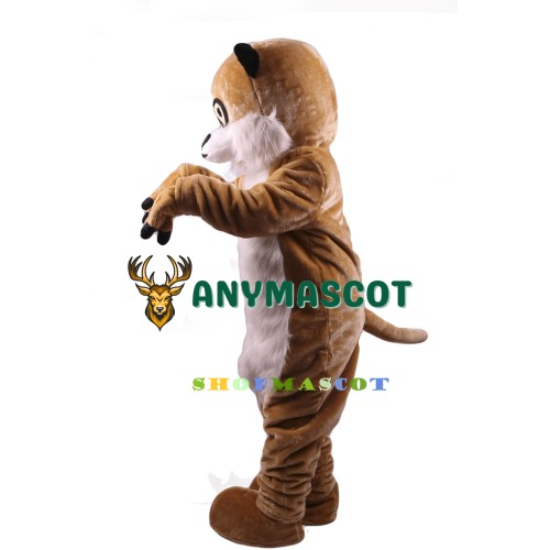 Cute Realistic Animal Meerkat Mascot Costume