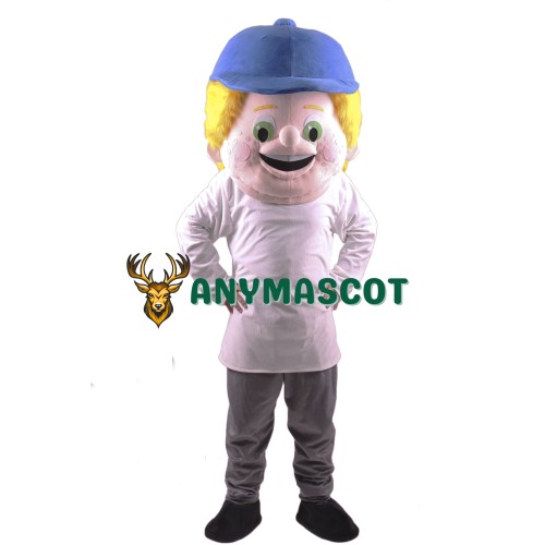 Baseball Kid Head Only Mascot Costume