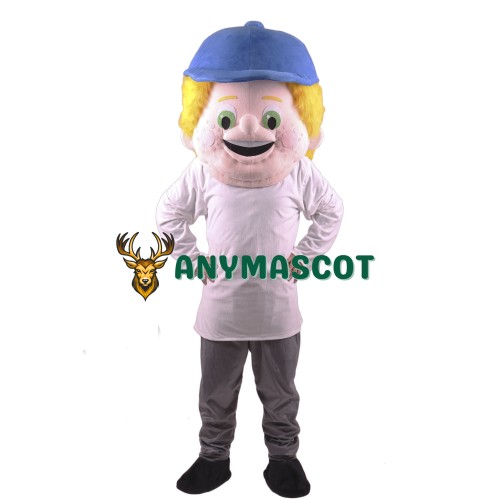 Baseball Kid Head Only Mascot Costume