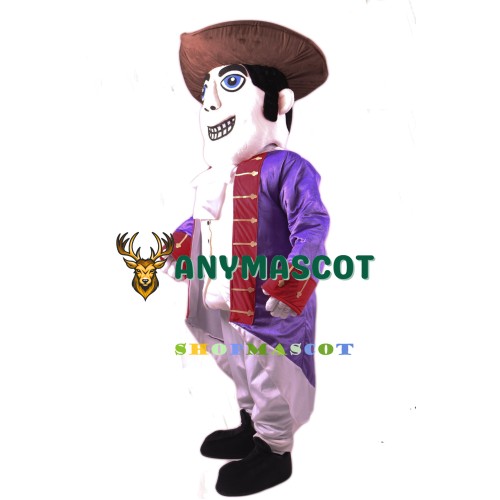 Patriot Mascot Costume Gray Hat