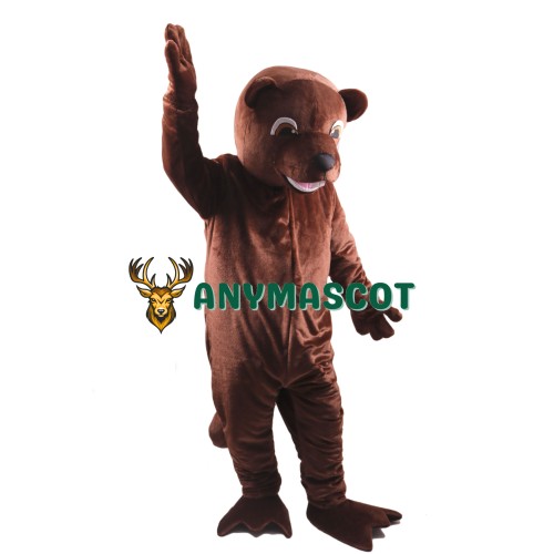 Barney Beaver Mascot Costume