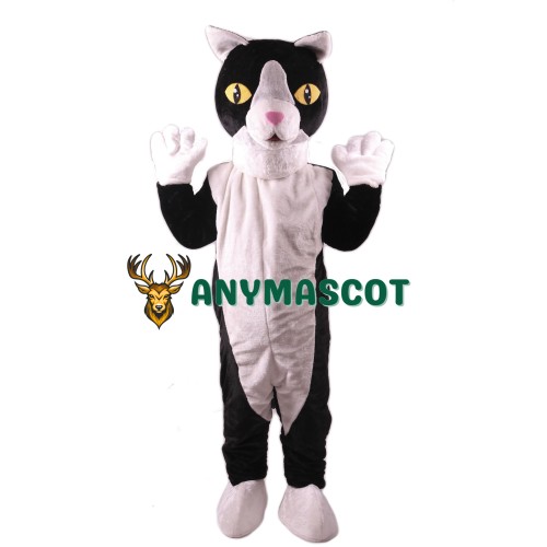 Black and White Cat Lightweight Mascot Costume