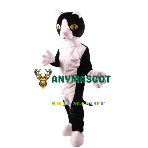 Black and White Cat Lightweight Mascot Costume