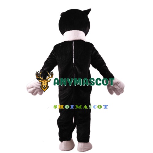 Black and White Cat Lightweight Mascot Costume