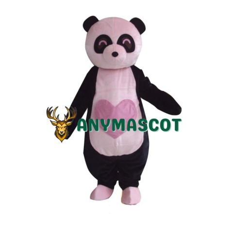 Pink Panda Lightweight Mascot Costume