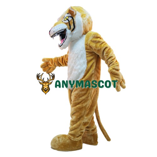 Cute Fierce Wildcat Mascot Costume