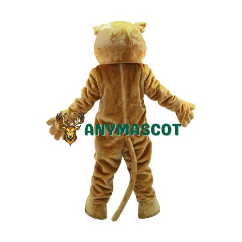 Cute Fierce Wildcat Mascot Costume