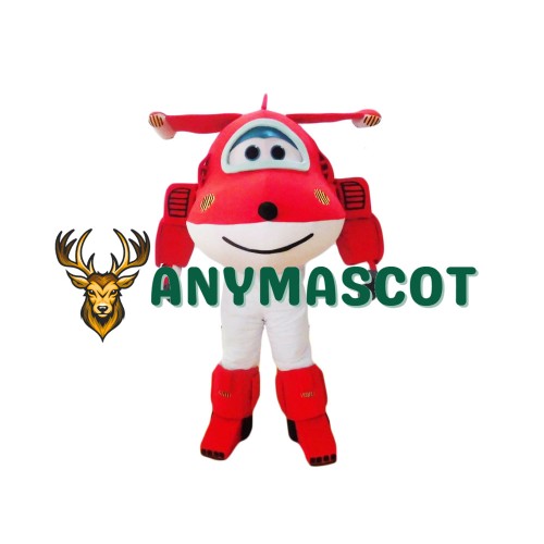 Super Wings Cartoon Jett Mascot Costume