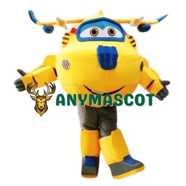 Super Wings Cartoon Cute Donnie Mascot Costume
