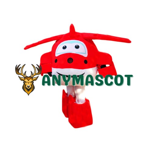 Super Wings Cartoon Cute Jett Mascot Costume