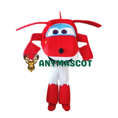 Super Wings Cartoon New Jett Mascot Costume