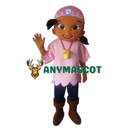 New Izzy Pirate Mascot Costume Jake and Neverland Pirates