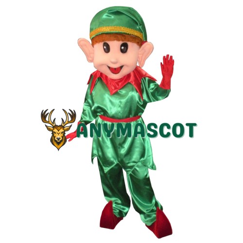 Lovely Christmas Elf Mascot Costume