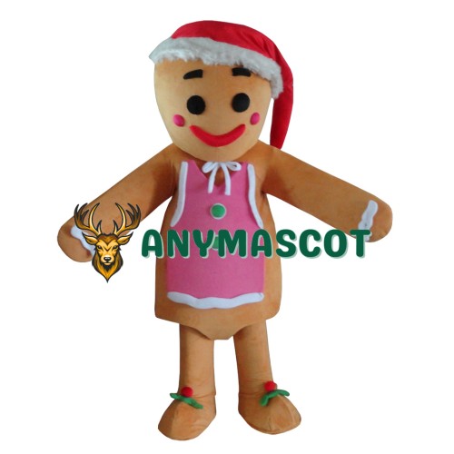 Gingerbread Men Mascot Costume