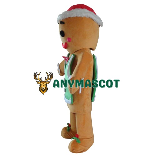 Gingerbread Men Mascot Costume