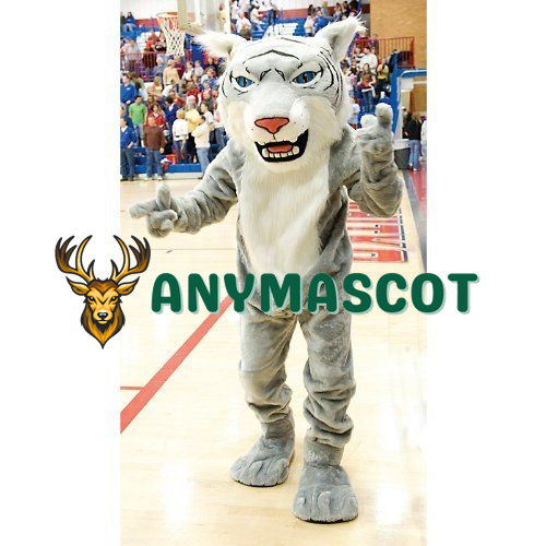 Gray Wildcat Mascot Costume