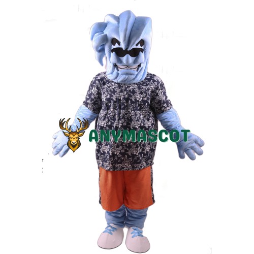 Willie the Wave Awkward Lightweight Mascot Costume