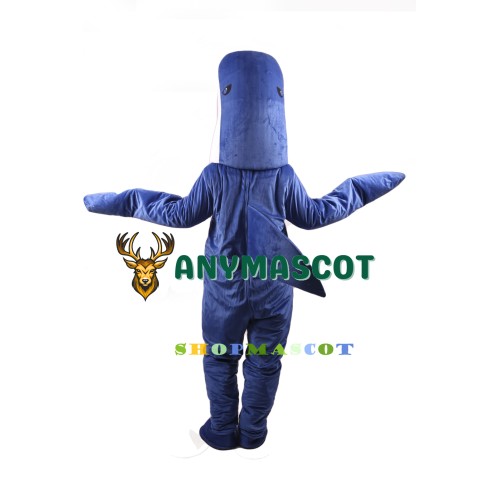 Blue Sharky Shark Mascot Costume