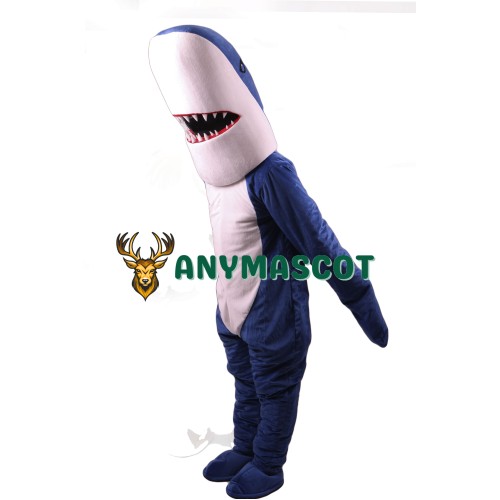 Blue Sharky Shark Mascot Costume
