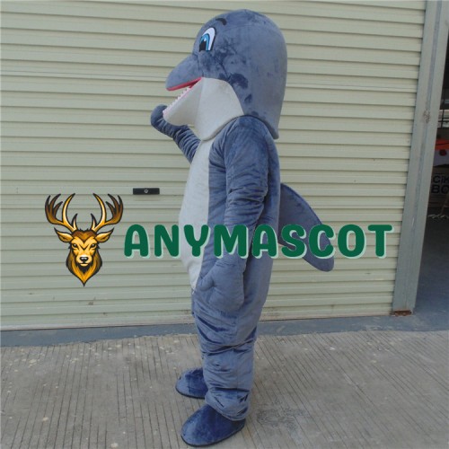 Happy Dolphin Mascot Costume