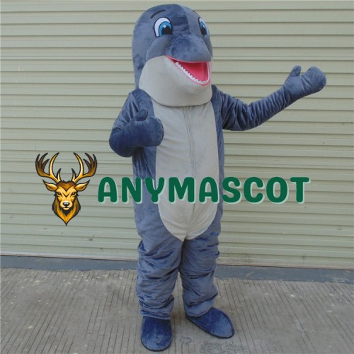 Happy Dolphin Mascot Costume