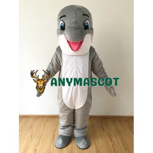 Happy Dolphin Mascot Costume