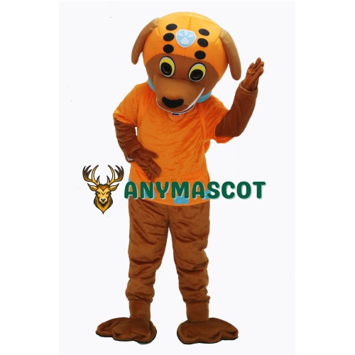 Cute Purple Paw Patrol Dog Mascot Costume on Clearance