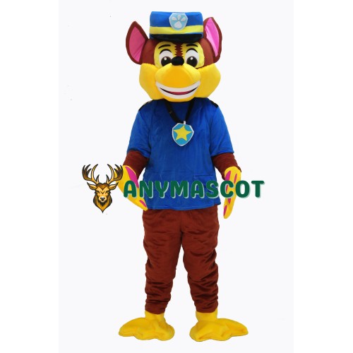 Cute Blue Paw Patrol Dog Mascot Costume on Clearance