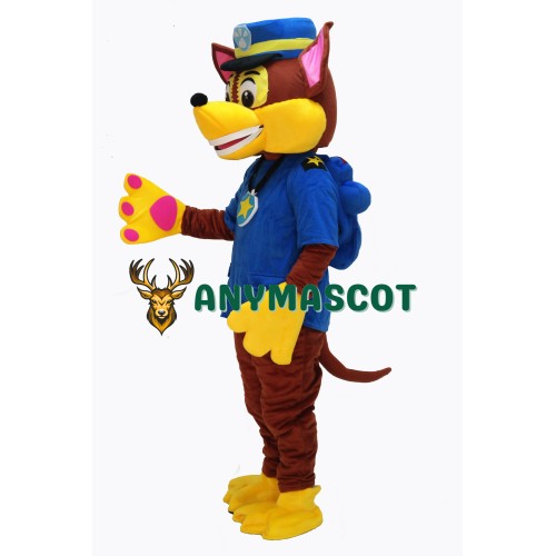 Cute Blue Paw Patrol Dog Mascot Costume on Clearance