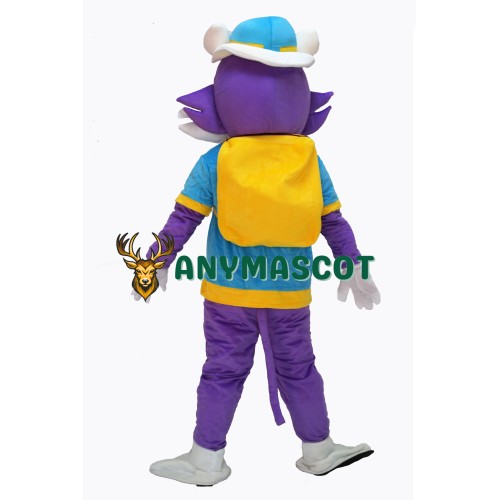 Cute Purle Paw Patrol Dog Mascot Costume on Clearance