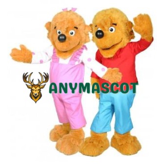 Berenstain Bear Brother Bear and Sister Bear Mascot Costume