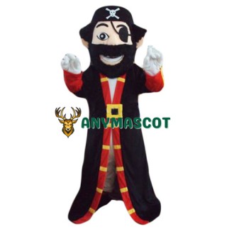 Beard Pirate Captain Mascot Costume
