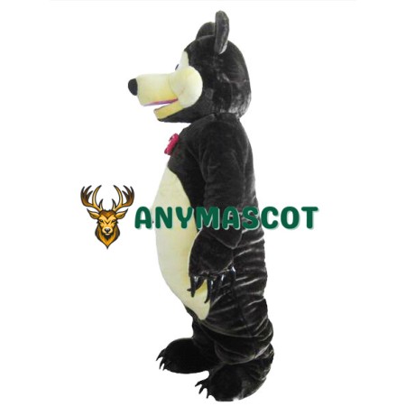 Gentle Brown Bear Mascot Costume
