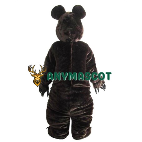 Gentle Brown Bear Mascot Costume