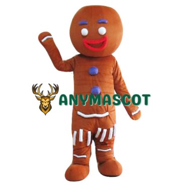 Brown Doll Cookie Mascot Costume