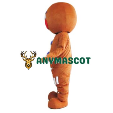 Brown Doll Cookie Mascot Costume