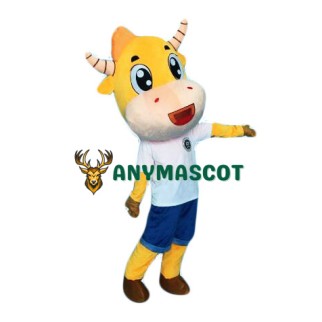 Cartoon Cow Mascot Costume