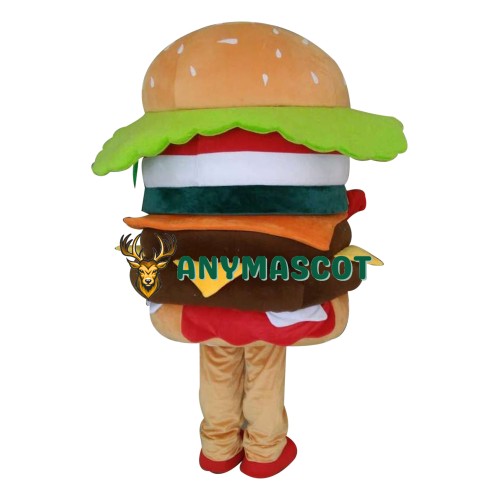 Hamburger Mascot Costume Advertising Restaurant Costume
