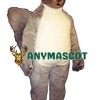Cute Gray Squirrel Mascot Costume