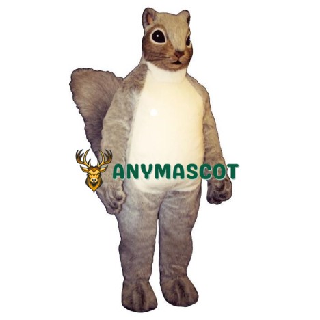 Cute Gray Squirrel Mascot Costume