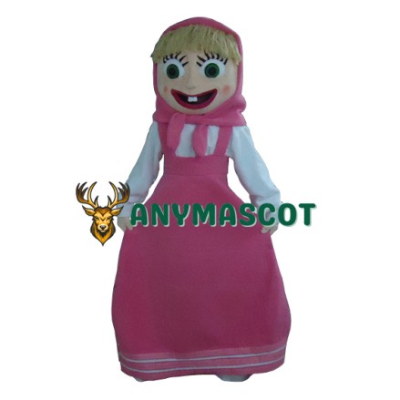 The Girls of Masha Girl Ursa Grizzly Mascot Costume