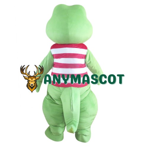 Green Cute Crocodile Mascot Costume Alligator Costume for Adult