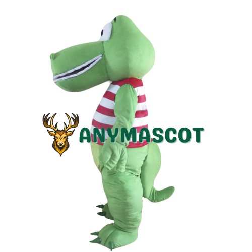 Green Cute Crocodile Mascot Costume Alligator Costume for Adult