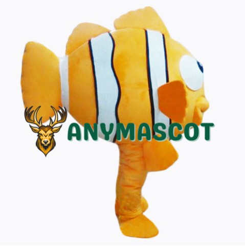 Beautiful Gold Fish Mascot Costume