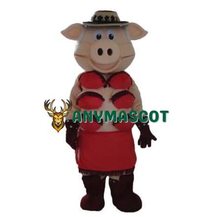 Female Pig Friendly Sow Mascot Costume